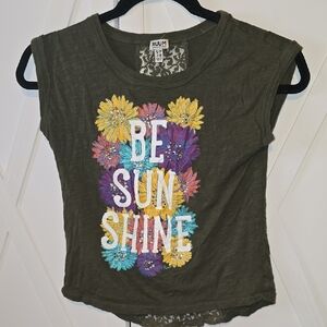 Floral Print Lace Top